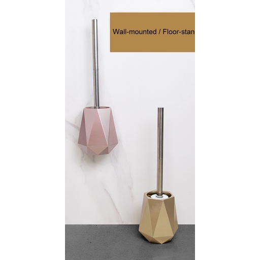Cọ Chà Toilet Đầu Silicone Gắn Tường Phong Cách Bắc Âu