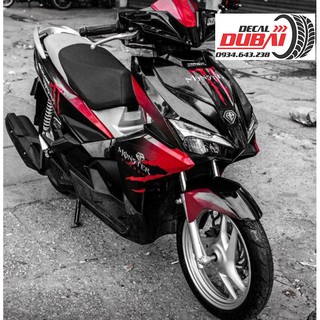 Tem Trùm Airblade Đen Đỏ Monster cực chất