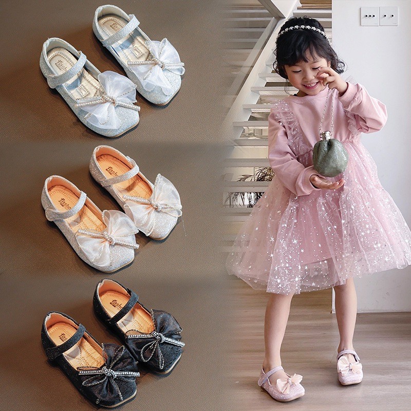 (HÀNG LOẠI 1) GIÀY BÚP BÊ LONG LANH BÉ GÁI DỰ TIỆC LÊN CÙNG VÁY CỰC KÌ NỔI BẬT