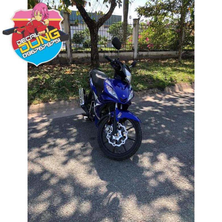 Tem xe exciter 2006 đến 2010 xanh gp Tem xe