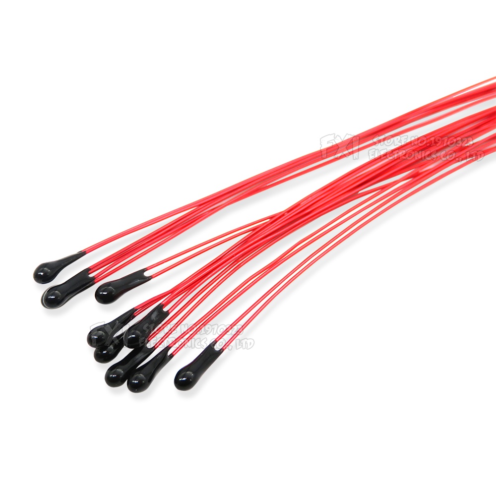 Set 10 Điện Trở Nhiệt MF52B MF52D 10K 100K B3950 B3435 1% 10CM