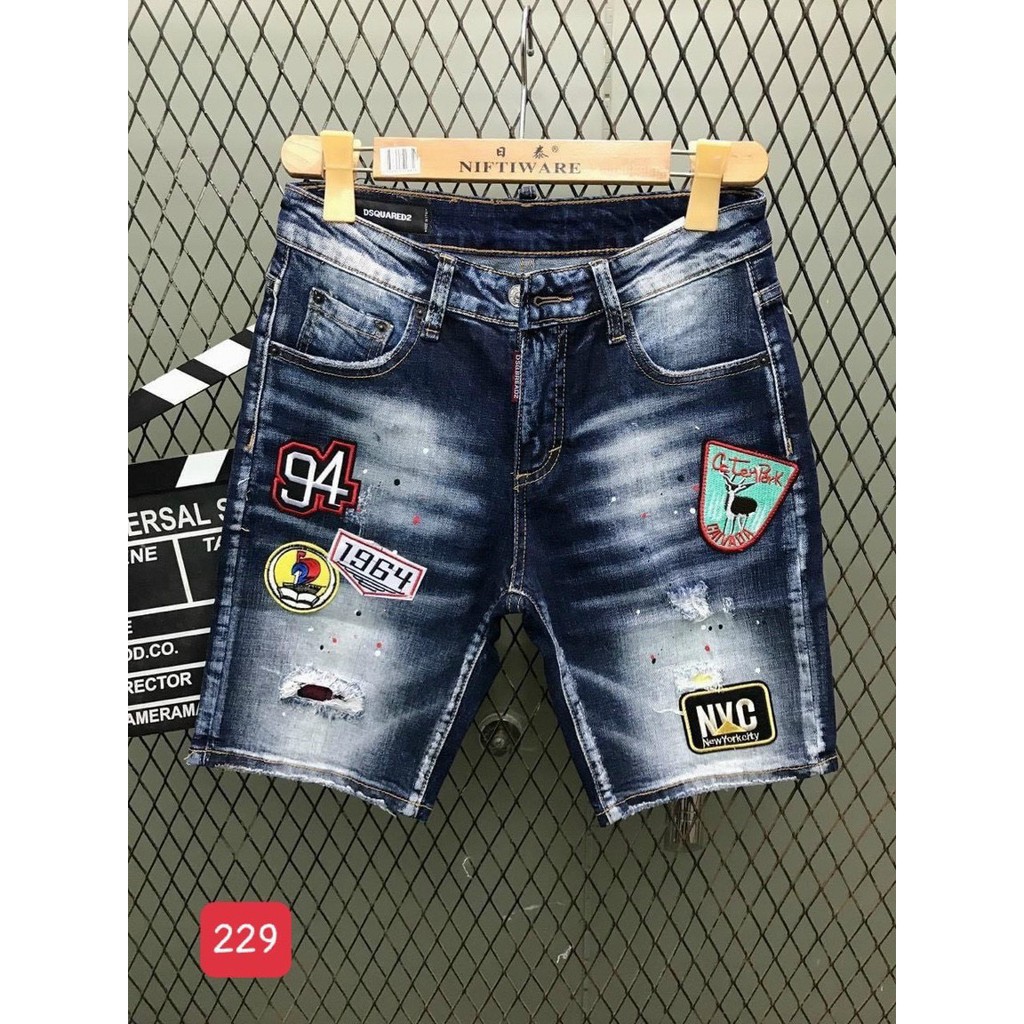 Quần Short Nam Chất Jean Co Giãn, Quần Sọt Nam Màu đen, Quần Đùi Nam thời trang cao cấp MuradFashion NT533