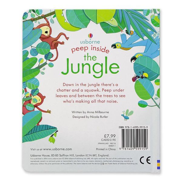Sách - Anh: Peep Inside The Jungle
