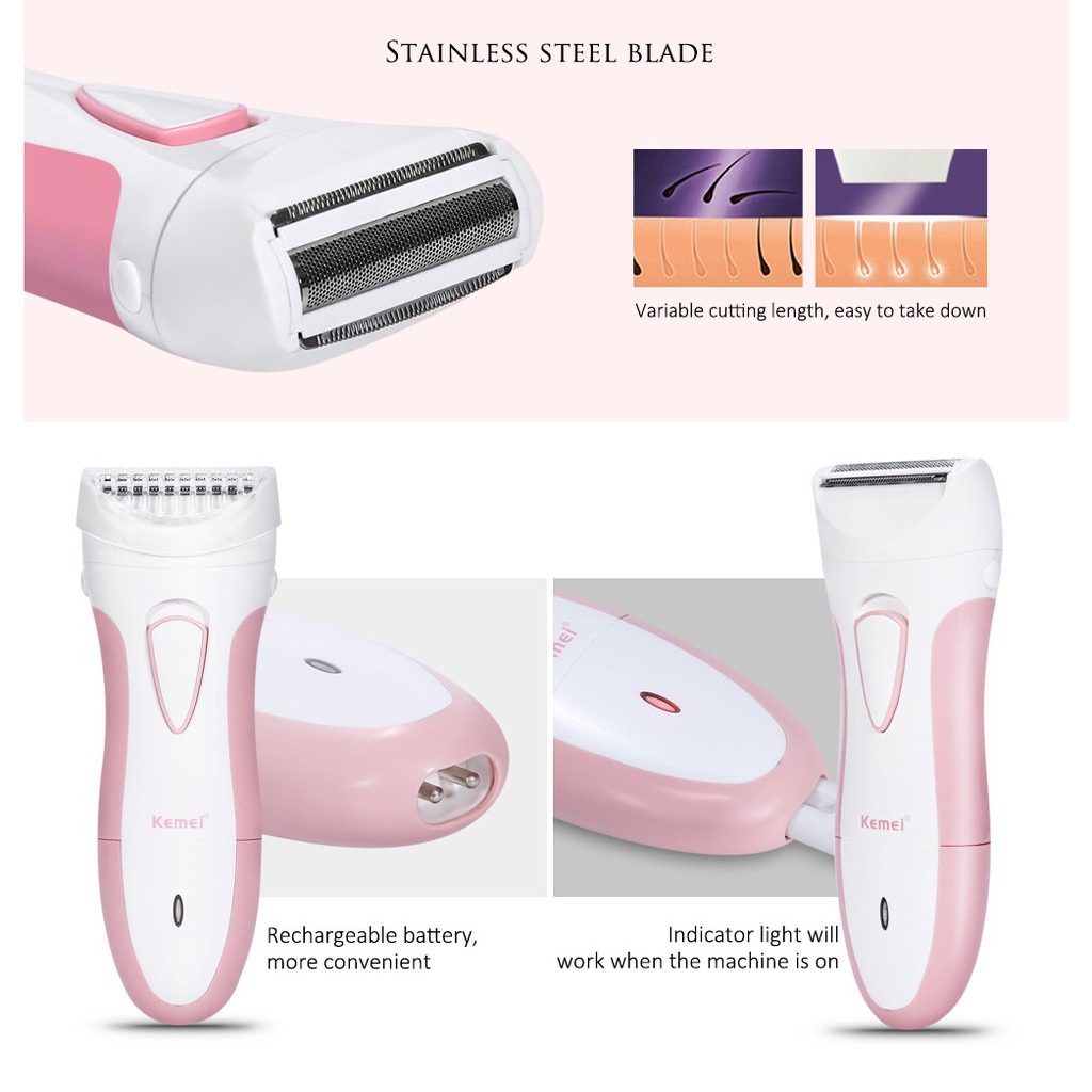 Máy cạo lông toàn thân đa năng KEMEI Km - 5001, lông nách, bikini, tay và chân