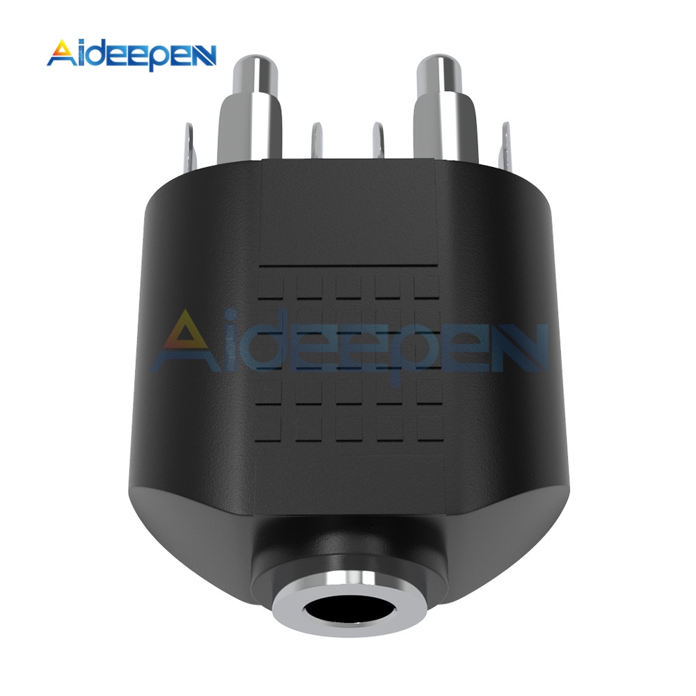 Đầu Chuyển Đổi Âm Thanh Từ Ổ Cắm 3.5mm Sang 2 RCA