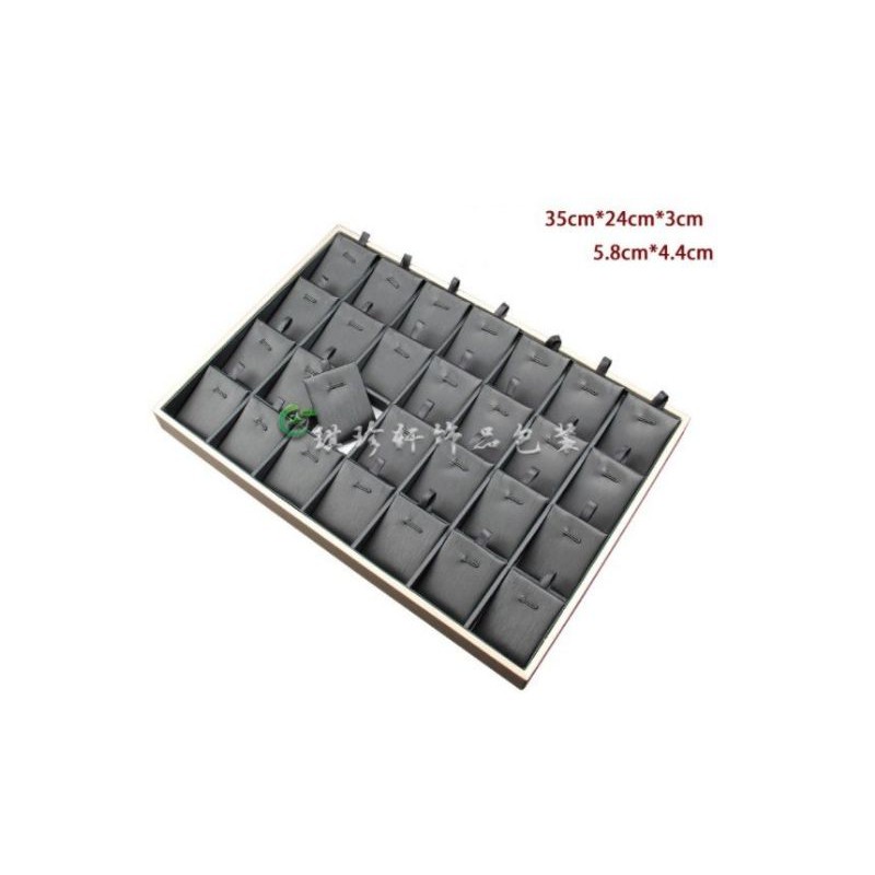 Khay PU trưng 28-32 mặt dây.