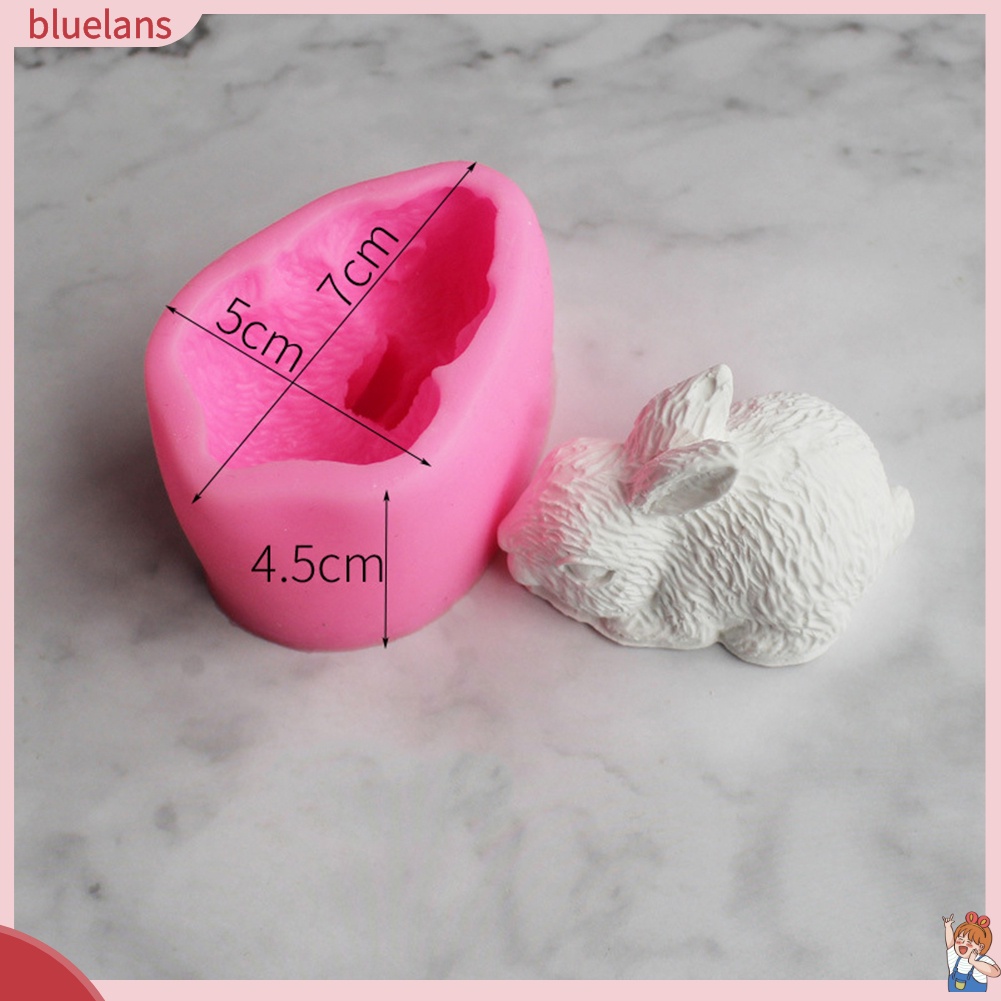 Khuôn silicone làm bánh tạo hình thỏ con dễ thương xinh xắn