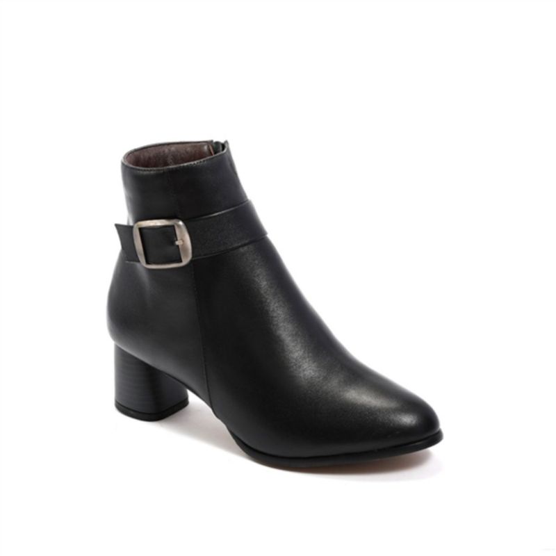 Giày Boot Da Nữ cổ cao