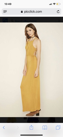 Váy đầm maxi hở lưng hãng forever 21 authentic