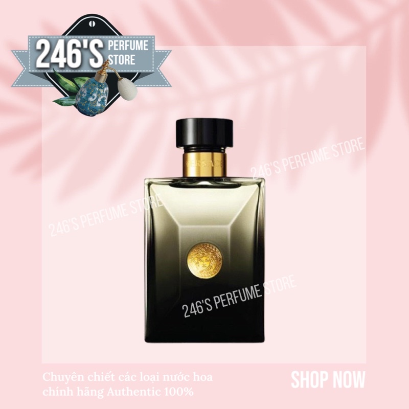 Nước hoa dùng thử Versace Pour Homme Oud Noir 5ml/10ml -246sᴛᴏʀᴇ'sᴠɴ- | Thế Giới Skin Care