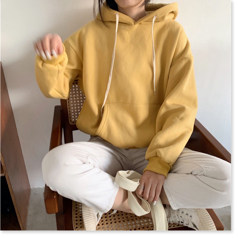 Áo khoác hoodie nam nữ tai thỏ, (FreeSize dưới 70Kg), form rộng phong cách Hàn Quốc, áo hoodie form rộng unisex vải Nỉ n