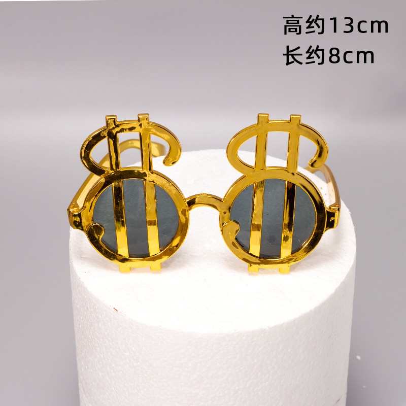 phụ kiện trang trí bánh kem  [FREESHIP] kính tỷ phú trang trí bánh,đồ chơi sinh nhật