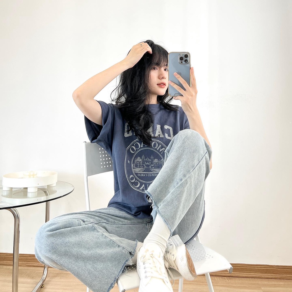 XẢ HÀNG Áo thun 3158 chữ ngực CARLD thời trang nữ Miho house