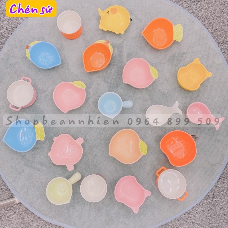 Bát chén sứ ăn dặm cho bé