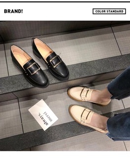 Giày Oxford nữ mũi tròn