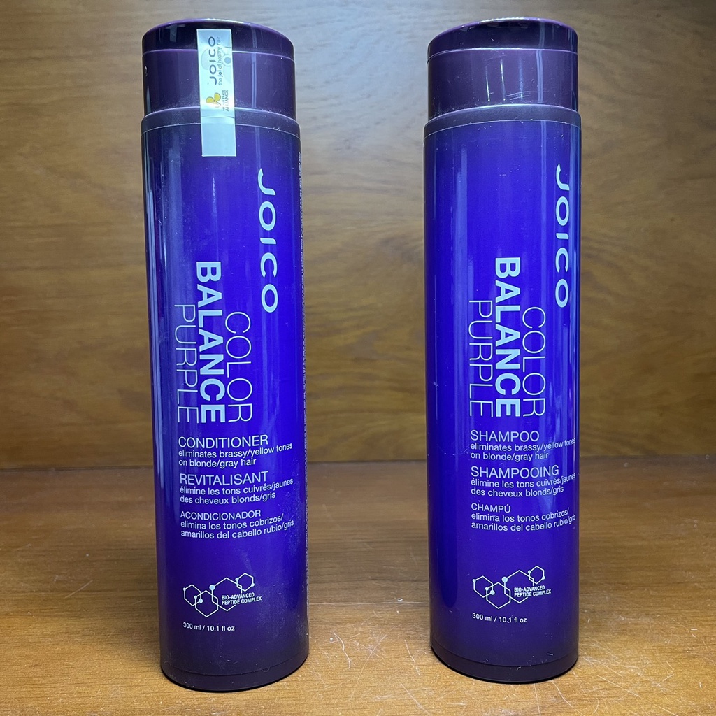 🇺🇸Joico🇺🇸 Dầu xả cân bổ sung sắc tố tím và khử ánh vàng cho tóc nhuộm Tone lạnh Balance Purple Conditioner 300ml