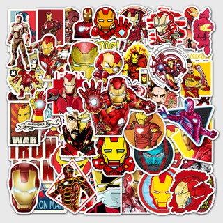 Bộ 52 Sticker hoạt hình Iron Man