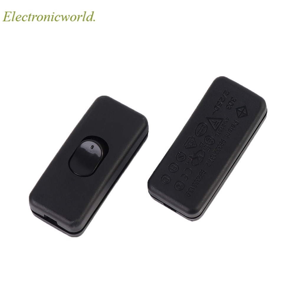 Set 5 công tắc bật/ tắt màu đen dành cho đèn bàn