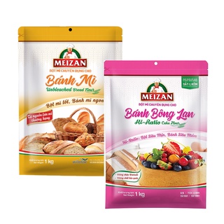 Bột làm bánh Mì, bánh bông lan Meizan 1 kg