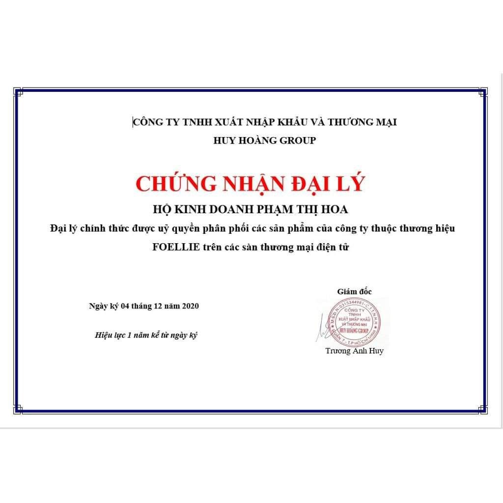 Nước Hoa Foellie Hương Thơm Nhẹ Nhàng Quyến Rũ Lưu Hương Lâu ( Che Tên sản phẩm) | BigBuy360 - bigbuy360.vn