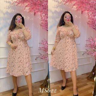 Đầm dây rút ngực bigsize