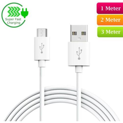 Dây cáp sạc cổng Micro USB dài 1/2/3M cho điện thoại Android như Samsung Galaxy S7/S6 Edge+ Note 5/4 | BigBuy360 - bigbuy360.vn