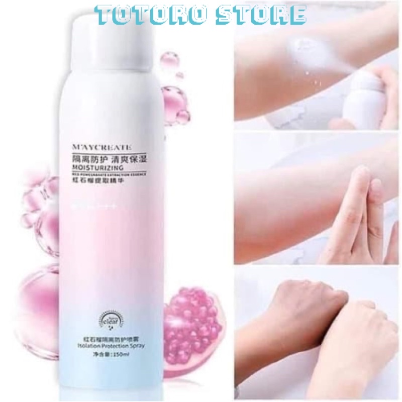 Xịt Chống Nắng Nâng Tone Maycreate Nội Đia Trung SPF30 150ml | BigBuy360 - bigbuy360.vn