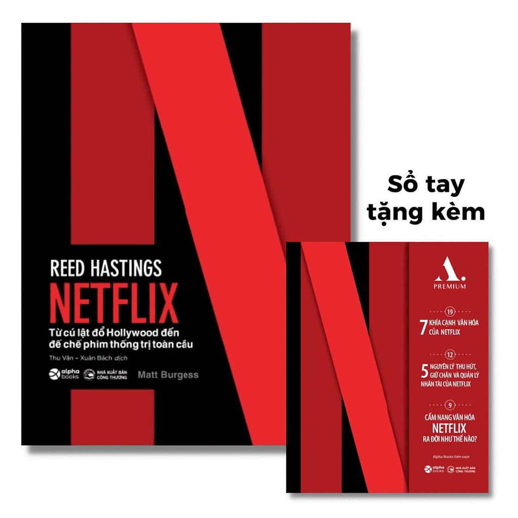 Sách - Netflix - Từ Cú Lật Đổ Hollywood Đến Đế Chế Phim Thống Trị Toàn Cầu - Alpha Books