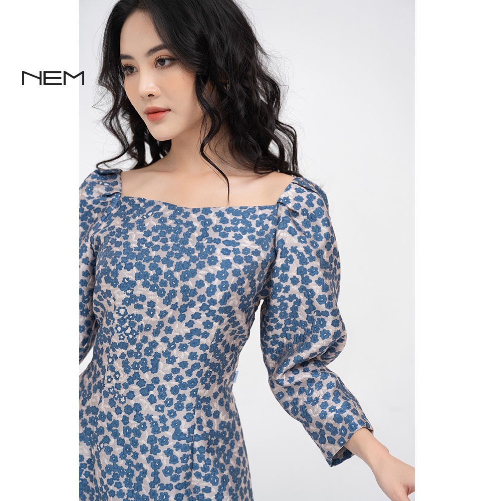 Áo dài nữ thiết kế chất liệu hoa gấm cao cấp NEM Fashion AD11449