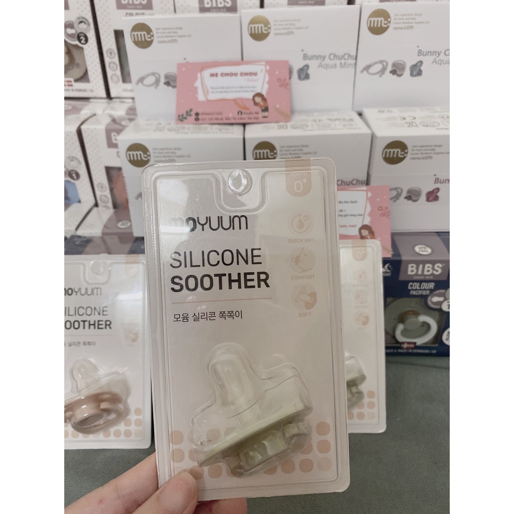 Ti giả Moyuum Hàn Quốc  silicon cao cấp, chống hô, chỉnh nha