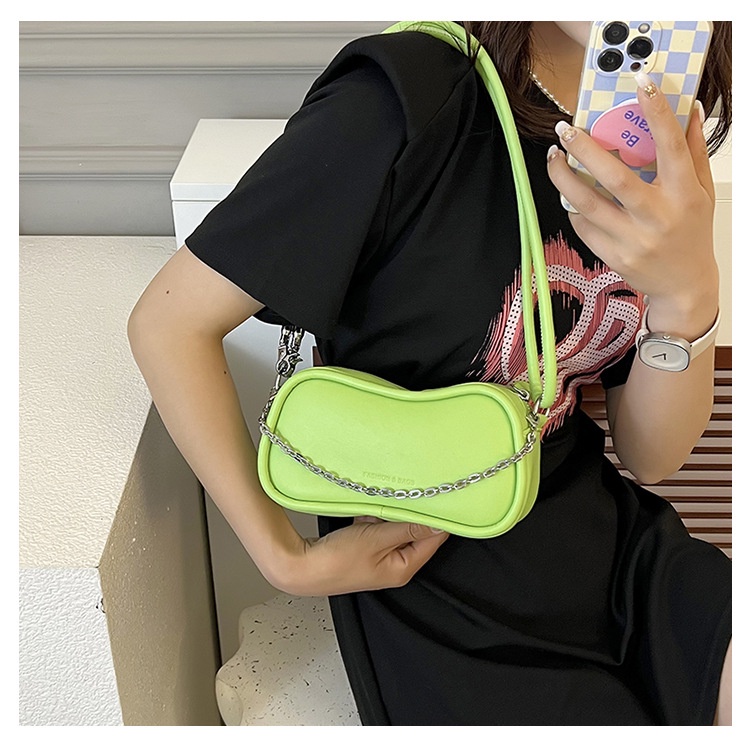 Túi đeo bên vai/ cầm tay IELGY màu trơn thời trang đơn giản dành cho nữ