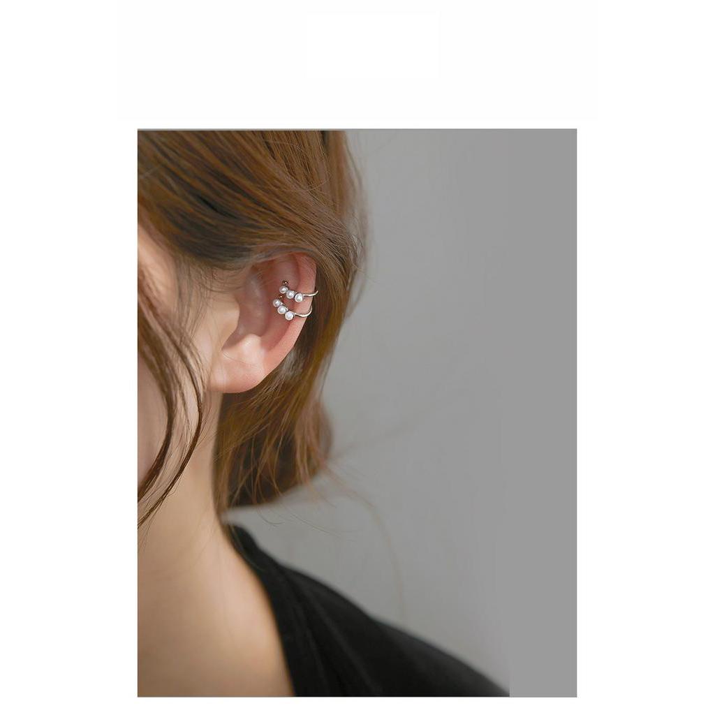 Bông Tai Mạ Bạc 925 Đính Ngọc Trai Nhân Tạo Thời Trang 2021