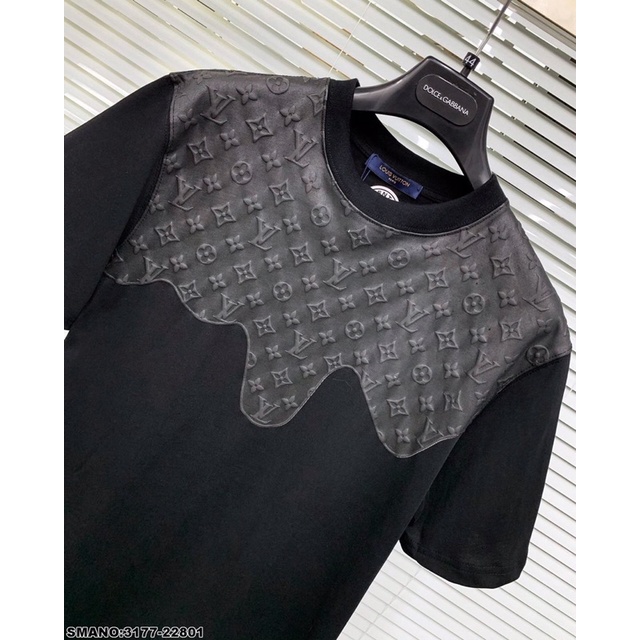 Áo phông dập nổi vân cao cấp nam nữ mặc đôi hót 2022