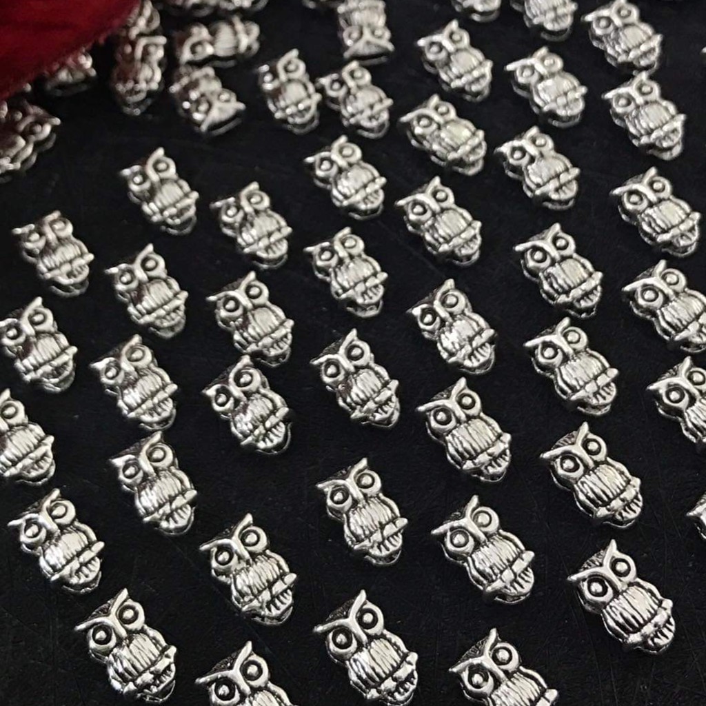Charm bạc ta hình cú