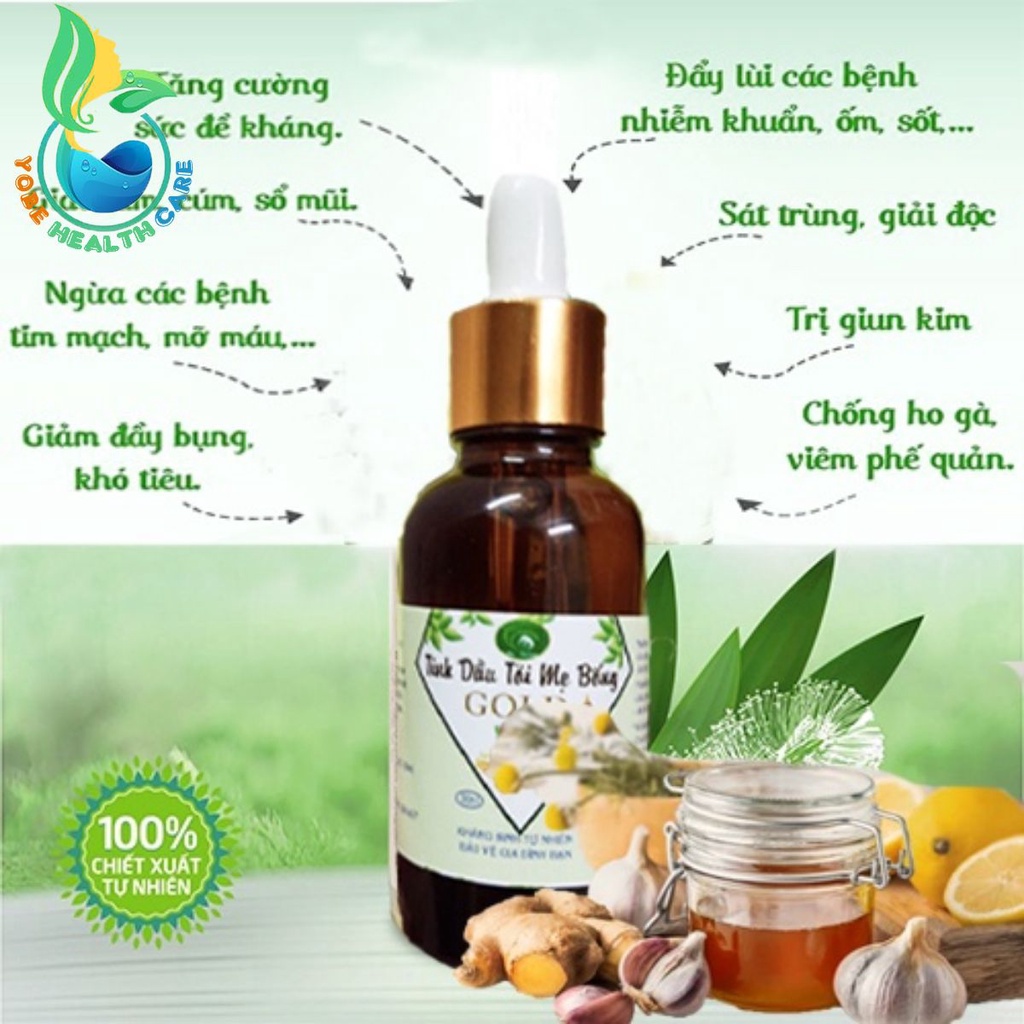 [ MUA 2 TẶNG 1 ] Tinh Dầu Tỏi Nguyên Chất 30ml