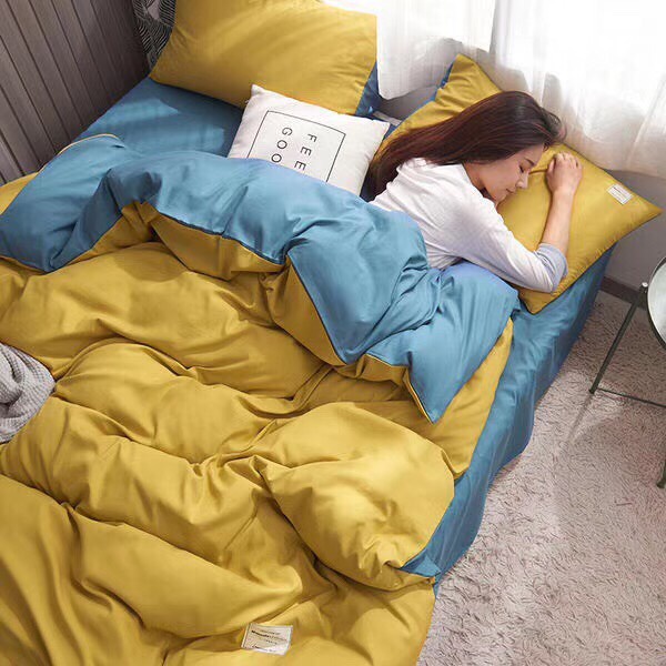 Bộ chăn ga, vỏ gối, Cotton Tici phong cách Hàn Quốc nhập khẩu, MD.Decor - Chăn ga gối