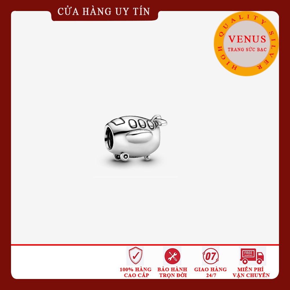 [Charm bạc 925 cao cấp] Charm hình chiếc máy bay- Mã sản phẩm VENUSMBBG