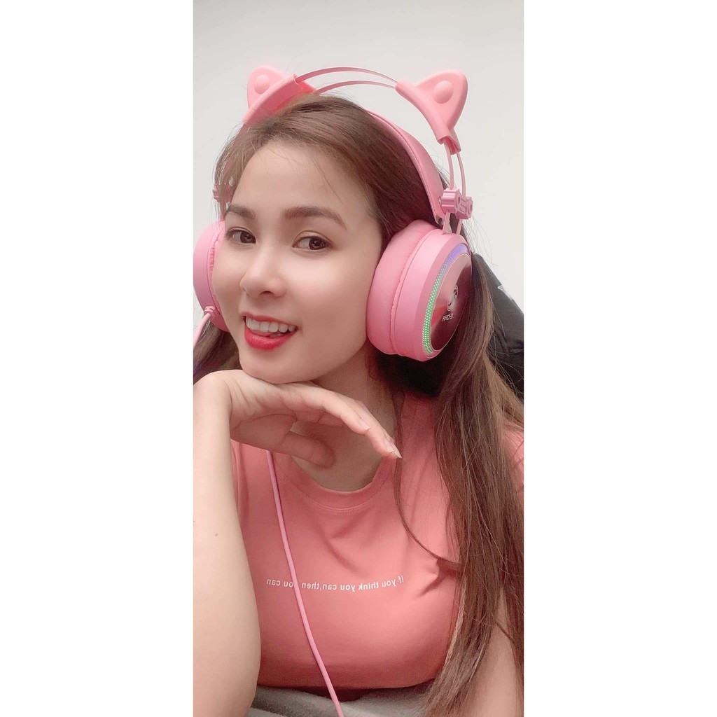 [Mã ELMSBC giảm 8% đơn 300K] Tai nghe chơi game E-DRA EH412 Pro - Pink | WebRaoVat - webraovat.net.vn