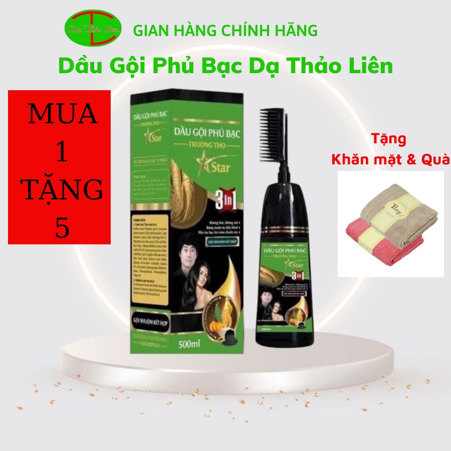 Dầu Gội Phủ Bạc Nâu, Đen Dạ Thảo Liên 400ml