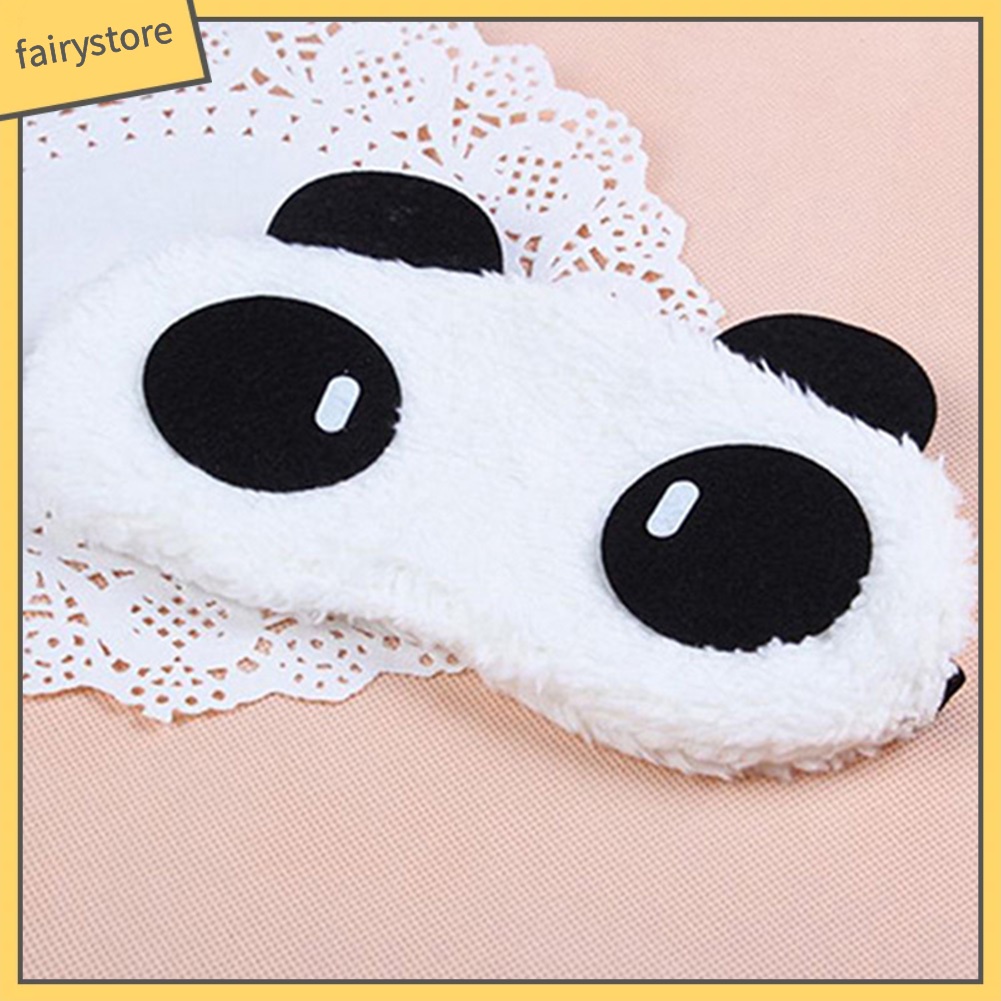 [Hàng mới về] Miếng bịt mắt hình gấu panda xinh xắn đáng yêu tiện lợi sử dụng khi đi du lịch