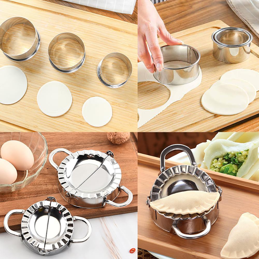 Máy ép bánh bao bằng thép không gỉ Walfos (5 cái)