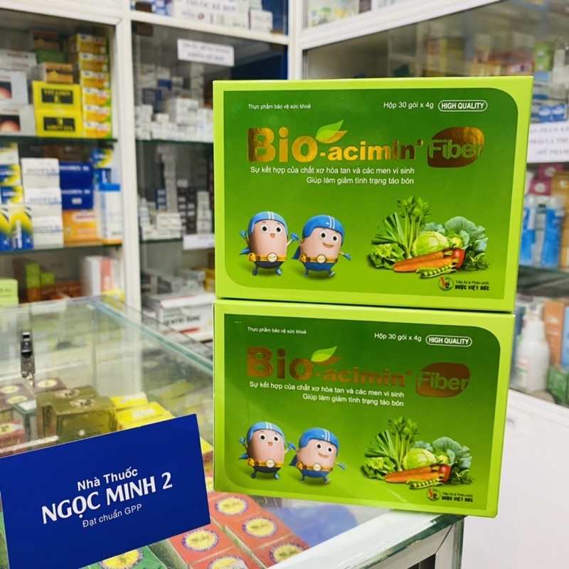 ✅ [Chính Hãng] Bio-acimin Fiber sự kết hợp của chất xơ hoà tan và các men vi sinh giúp làm giảm tình trạng táo bón