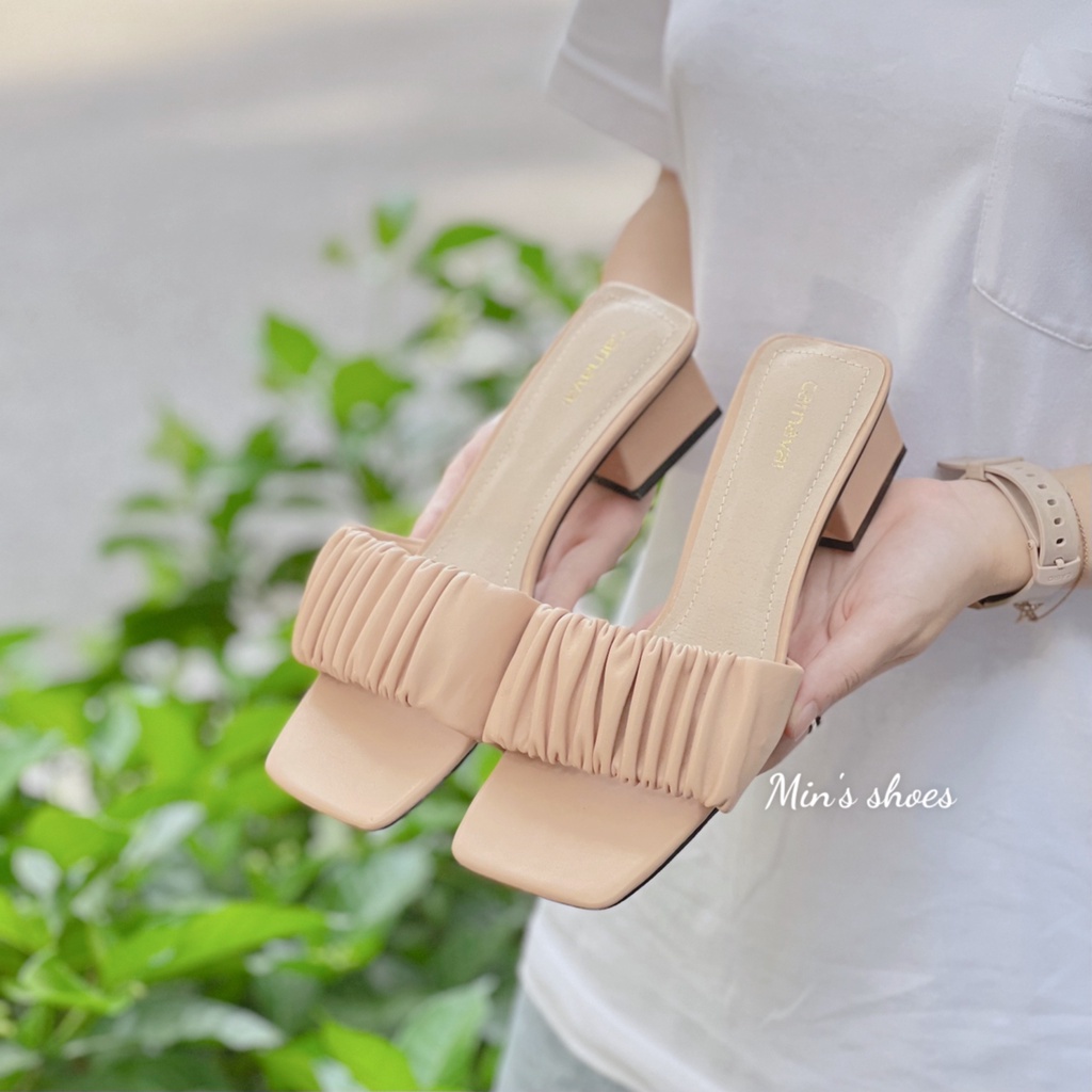 Min's Shoes - Giày guốc da mềm S430