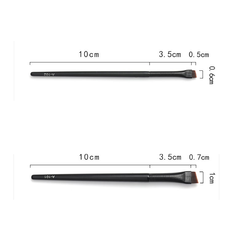 [Hàng mới về] Cọ Trang Điểm Lông Mày Chuyên Nghiệp Thiết Kế Đầu Dẹt Mềm Mại Tiện Dụng