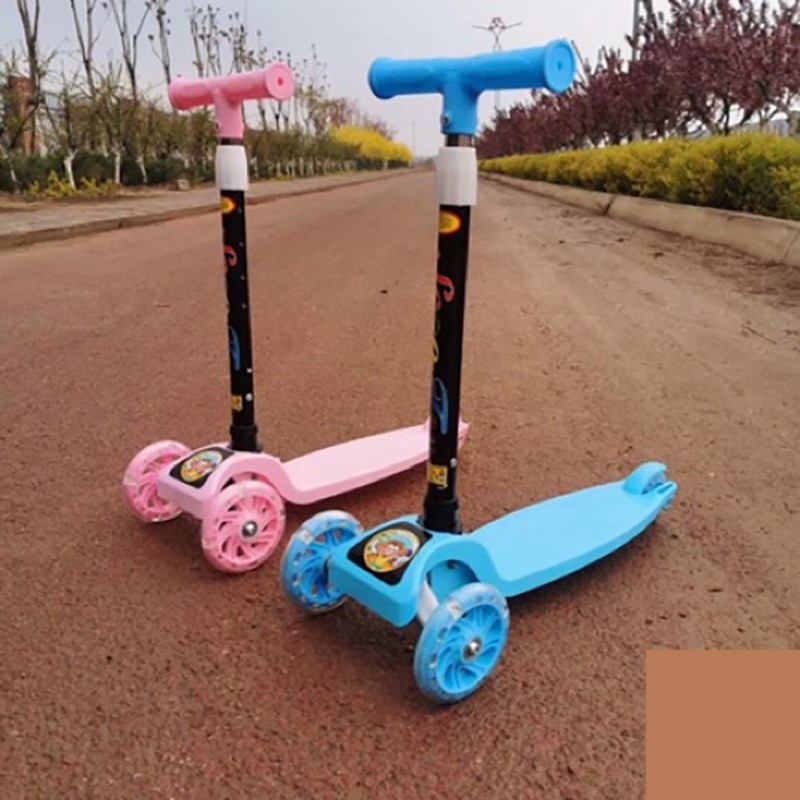 Xe Scooter cho bé - Xe trượt Scooter trẻ em 3 bánh gấp gọn có đèn phát sáng