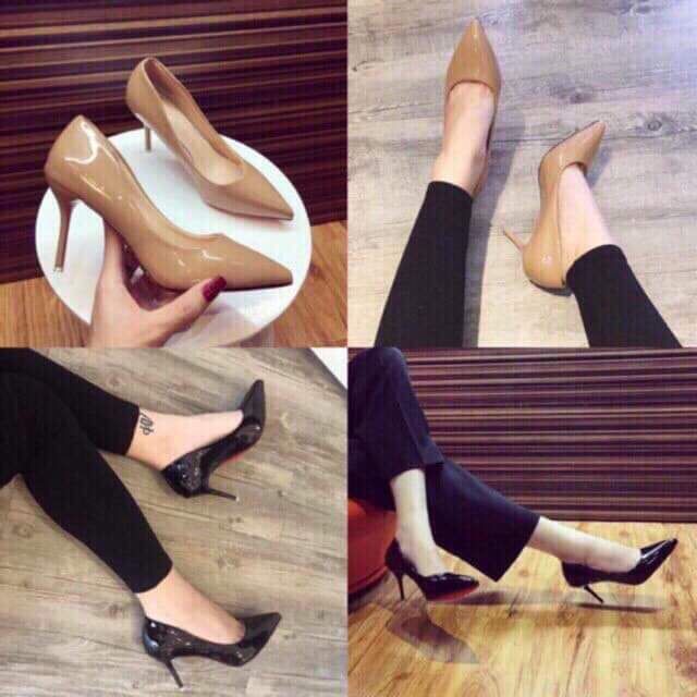 Guốc cao gót dáng basic