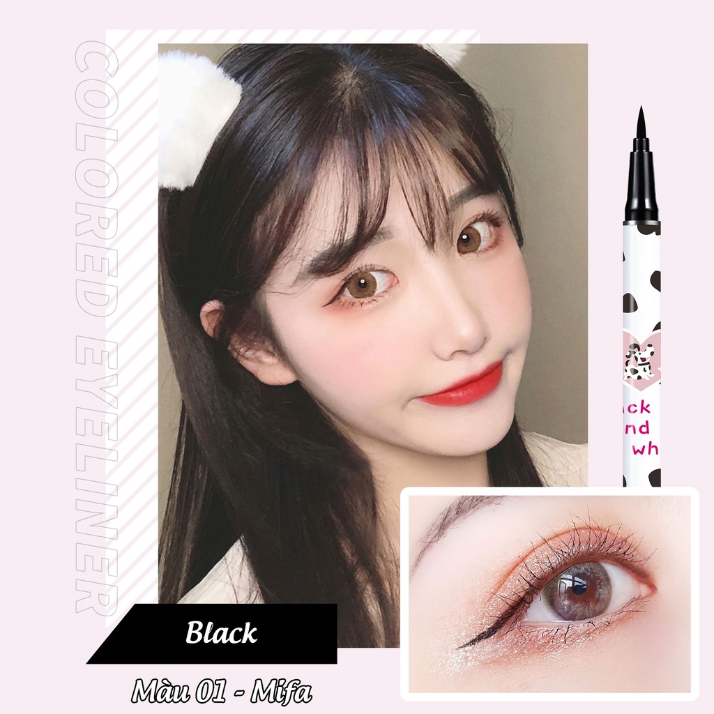 Kẻ mắt nước Liangnishi, bút kẻ mắt nước nội địa trung Eyeliner siêu mịn nhanh khô chống thấm nước, không lem Mifa