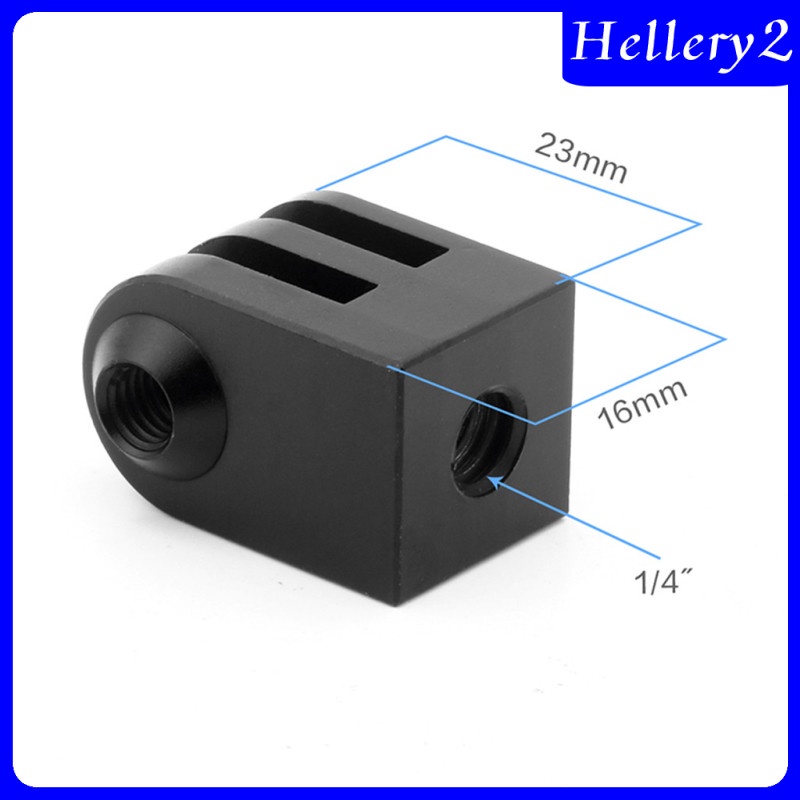 [HELLERY2] 1/4&quot; Screw Tripod Monopod Mount Adapter for   Hero 5 4 3+ Action Camera