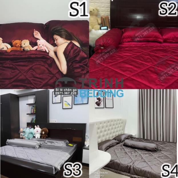 BỘ DRAP PHI LỤA MỊN MÁT CAO CẤP TRINHBEDDING