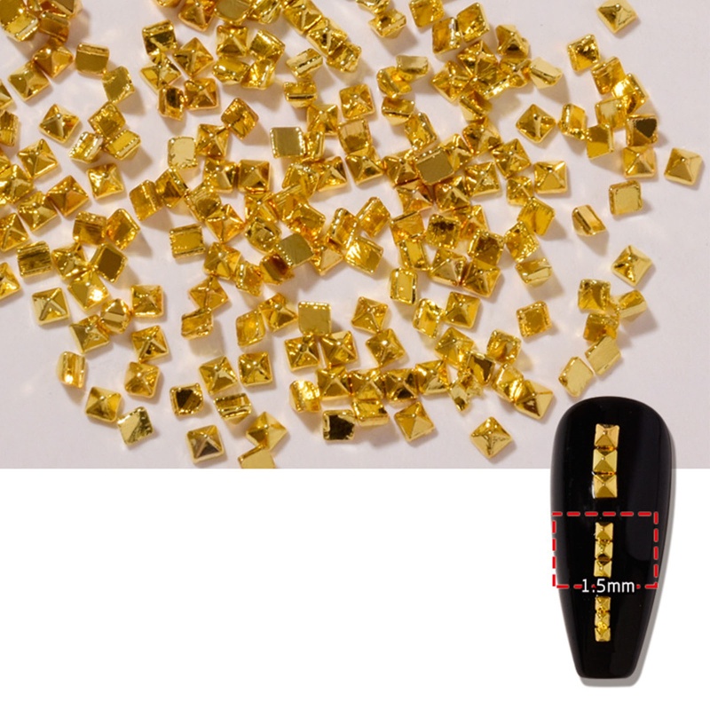 Hộp Phụ Kiện Đinh Tán Trang Trí Móng Tay 3D Bằng Hợp Kim